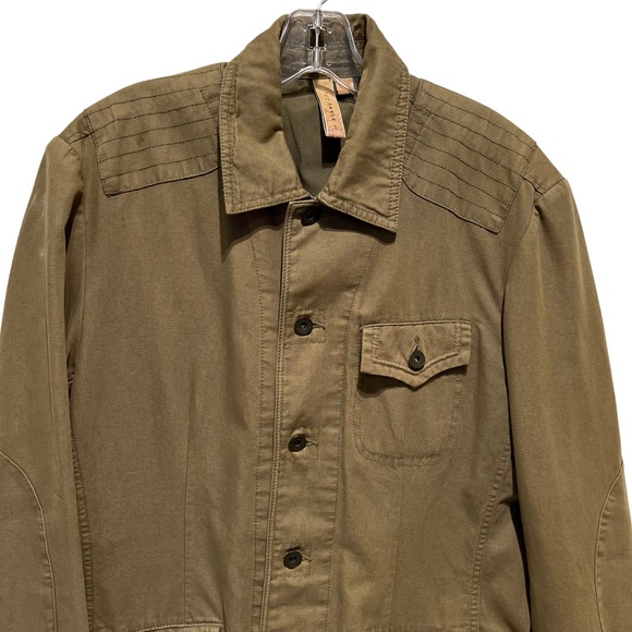 TED BAKER Women’s Army Green Military Utility Shacket Size 3 - Picture 2 of 12